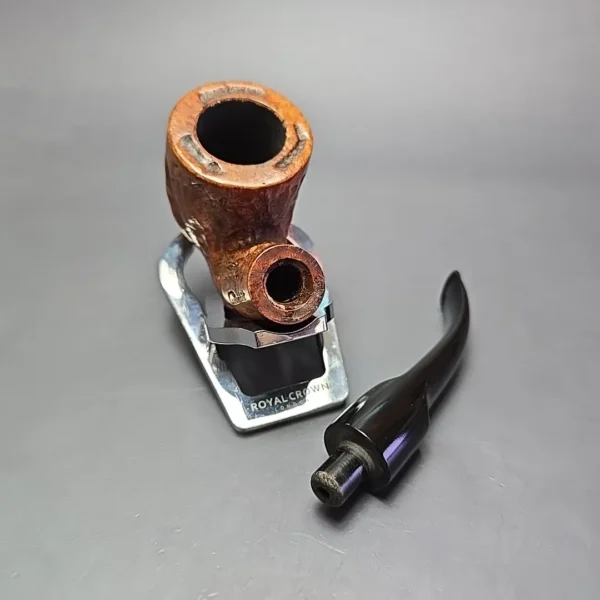 Custombilt (c. 1946-53) Rusticated Oom Paul Estate Briar Pipe, American Estates - Image 13