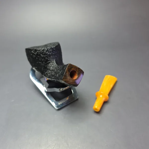 Buckeye Hand Made Sandblasted Diamond Shank Dublin Briar Pipe, New - Image 11