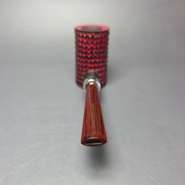 Eclesias Pipes "Dragon Scale" Sandblasted Poker w/ Silver Handmade Briar Pipe, New - Image 5
