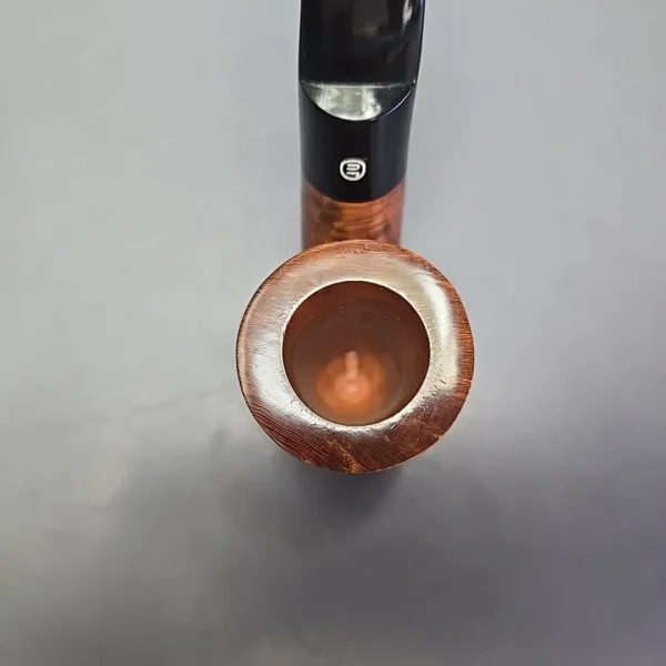 James Upshall (c. 1980s) P Grade Smooth Oom Paul Sitter Estate Briar Pipe, Unsmoked - Image 5