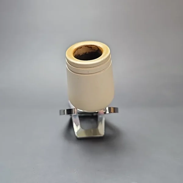 MBSD Meerschaum Silver Smooth Anse Reverse Calabash Estate Block Meerschaum Pipe, Turkish Estates - Image 3