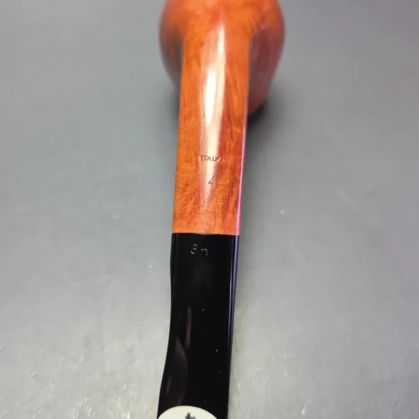 Savinelli Autograph 4 Smooth Brandy Estate Briar Pipe, Unsmoked, 6mm - Image 12