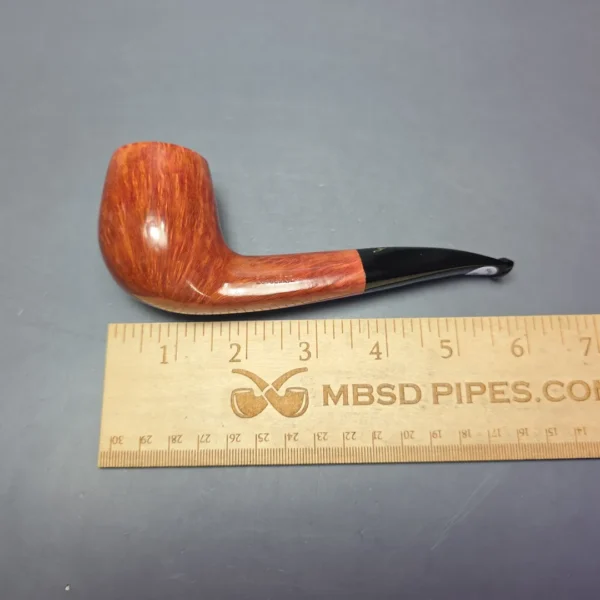Savinelli Autograph 4 Smooth Brandy Estate Briar Pipe, Unsmoked, 6mm - Image 13