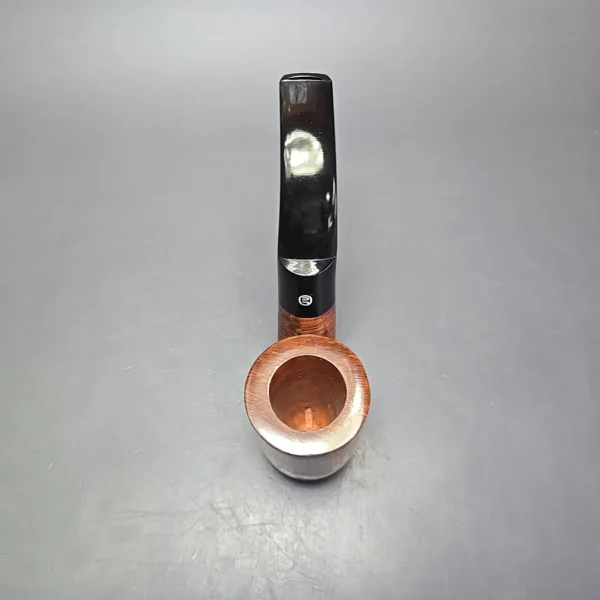 James Upshall (c. 1980s) P Grade Smooth Oom Paul Sitter Estate Briar Pipe, Unsmoked - Image 7