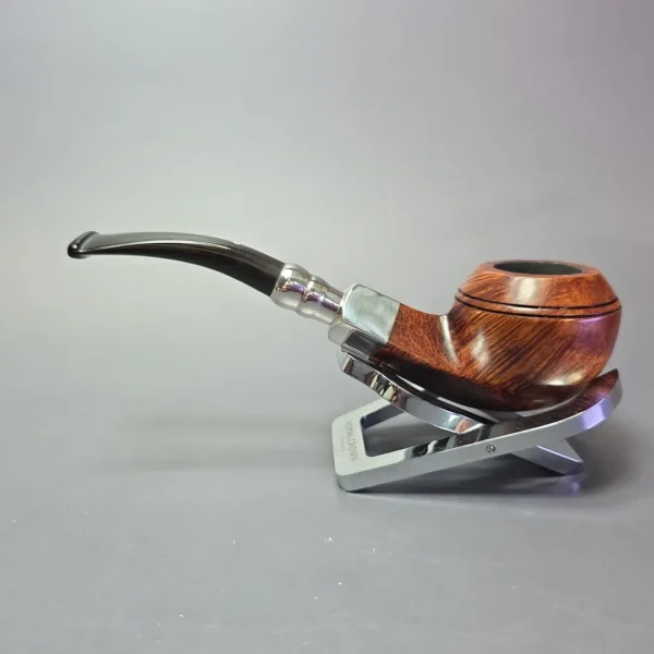 Dunhill 1992 Bruyere 3108 Smooth Bulldog w/ Silver Spigot Estate Briar Pipe, English Estates - Image 4