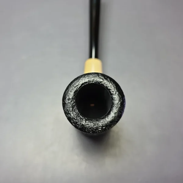 MBSD Briars “Re-Don” Sandblasted Poker w/ Boxwood, Briar Pipe, New - Image 5