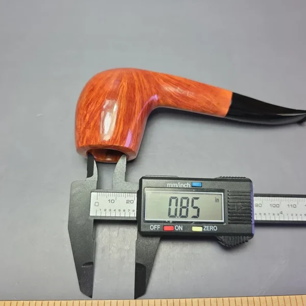 Savinelli Autograph 4 Smooth Brandy Estate Briar Pipe, Unsmoked, 6mm - Image 14