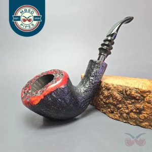 Nording 5 Partially Sandblasted Freehand Estate Briar Pipe, Danish Estates