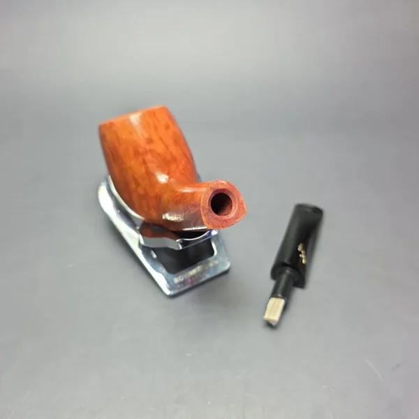 Savinelli Autograph 4 Smooth Brandy Estate Briar Pipe, Unsmoked, 6mm - Image 15