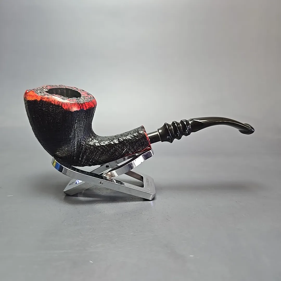 Nording 5 Partially Sandblasted Freehand Estate Briar Pipe, Danish Estates - Image 2