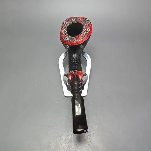Nording 5 Partially Sandblasted Freehand Estate Briar Pipe, Danish Estates - Image 5