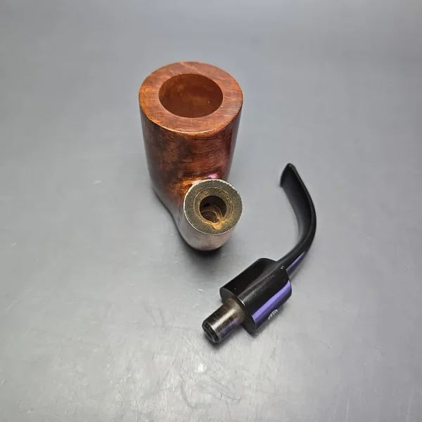 James Upshall (c. 1980s) P Grade Smooth Oom Paul Sitter Estate Briar Pipe, Unsmoked - Image 13