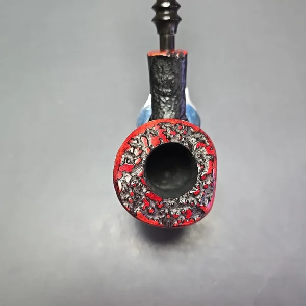 Nording 5 Partially Sandblasted Freehand Estate Briar Pipe, Danish Estates - Image 6