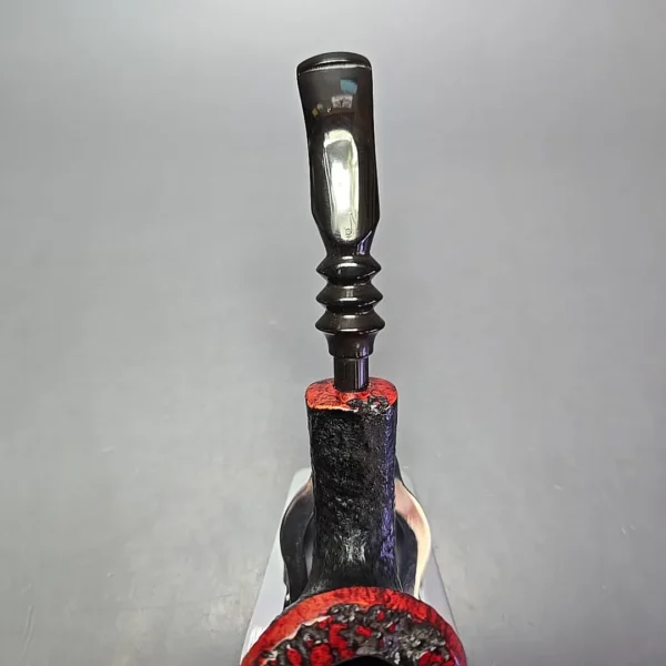 Nording 5 Partially Sandblasted Freehand Estate Briar Pipe, Danish Estates - Image 7