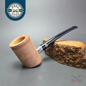 Rattray's Ahoy Smooth Natural Poker Estate Briar Pipe, Unsmoked, 9mm
