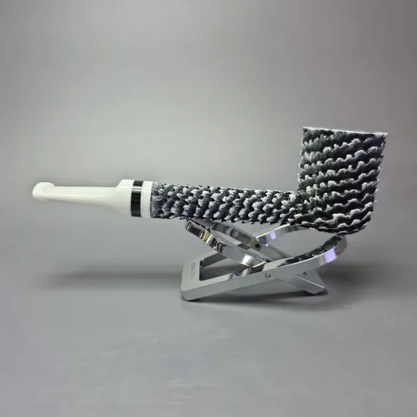 Eclesias Pipes "Dragon Scale" Sandblasted Lovat Handmade Briar Pipe, New - Image 5