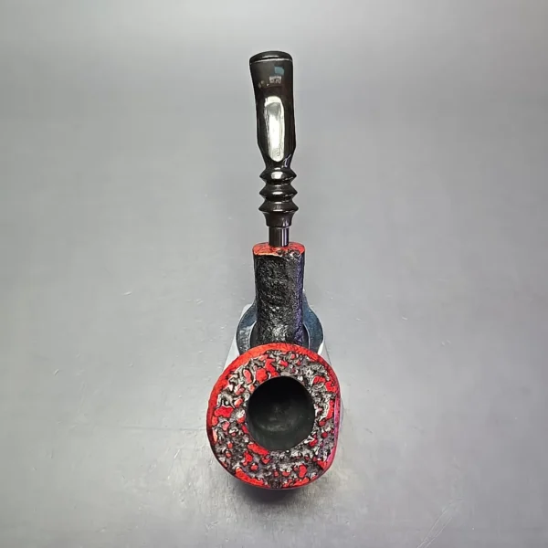 Nording 5 Partially Sandblasted Freehand Estate Briar Pipe, Danish Estates - Image 8