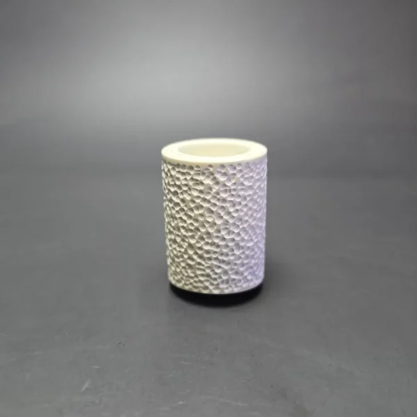 MBSD Meerschaum Deluxe Rusticated Poker Block Meerschaum Pipe, Briar-Mortise, New - Image 3