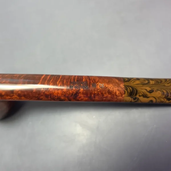 Bruno Nuttens Heritage H3 Smooth Canadian w/ Ebonite Briar Pipe, New - Image 8