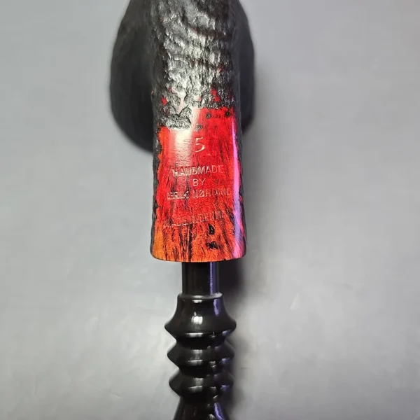 Nording 5 Partially Sandblasted Freehand Estate Briar Pipe, Danish Estates - Image 12