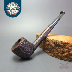 Dunhill 1969 Shell Briar 36 Sandblasted Liverpool w/ Dental Relief Lip Estate Briar Pipe, English Estates