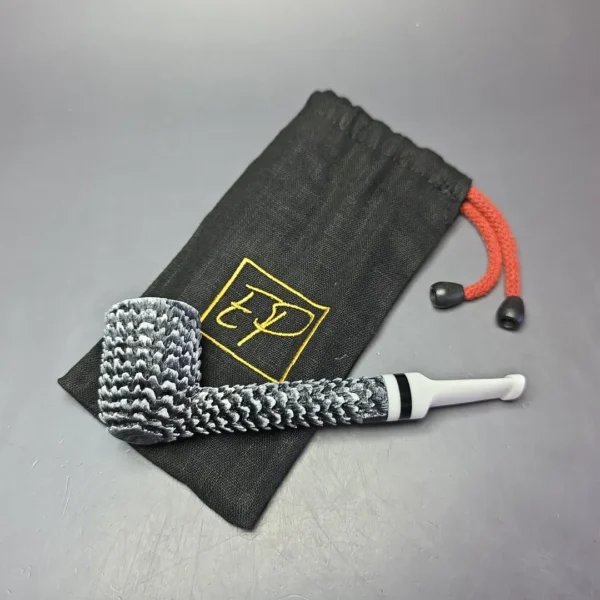 Eclesias Pipes "Dragon Scale" Sandblasted Lovat Handmade Briar Pipe, New - Image 13
