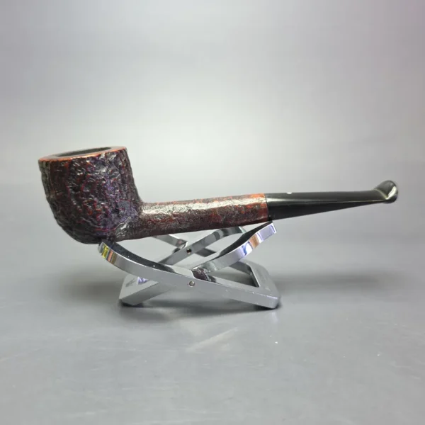 Dunhill 1969 Shell Briar 36 Sandblasted Liverpool w/ Dental Relief Lip Estate Briar Pipe, English Estates - Image 3