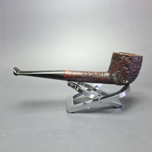 Dunhill 1969 Shell Briar 36 Sandblasted Liverpool w/ Dental Relief Lip Estate Briar Pipe, English Estates - Image 5