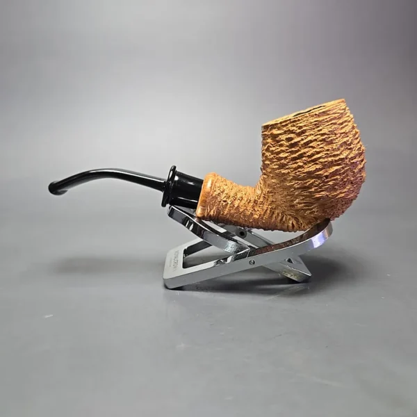 Ercole Bogni Rusticated Apple Estate Briar Pipe, Unsmoked - Image 4