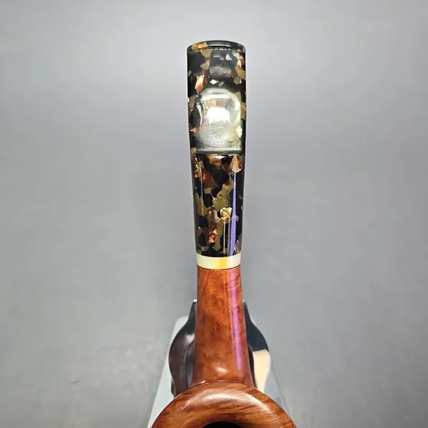 Lane Limited Smooth Bent Dublin w/ Acrylic Estate Briar Pipe, Italian Estates - Image 7