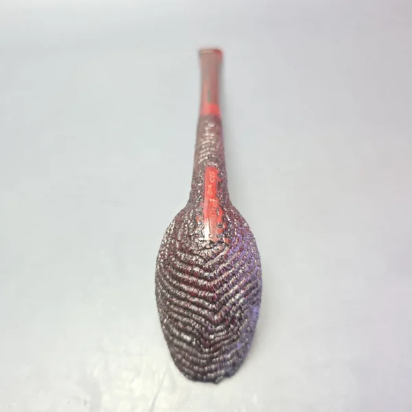 Walt Cannoy Cardinal House Munn XL Rusticated Cutty Handmade Briar Pipe, New - Image 8