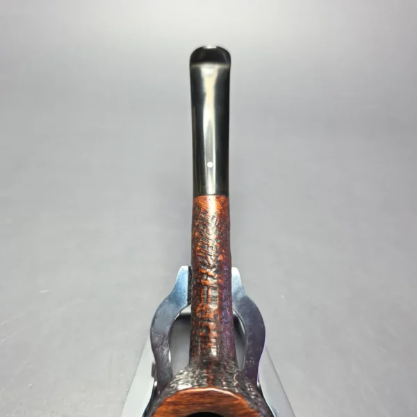Dunhill 1969 Shell Briar 36 Sandblasted Liverpool w/ Dental Relief Lip Estate Briar Pipe, English Estates - Image 7