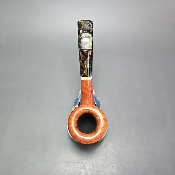 Lane Limited Smooth Bent Dublin w/ Acrylic Estate Briar Pipe, Italian Estates - Image 8