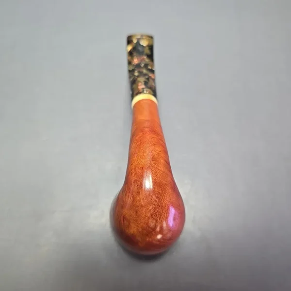 Lane Limited Smooth Bent Dublin w/ Acrylic Estate Briar Pipe, Italian Estates - Image 9