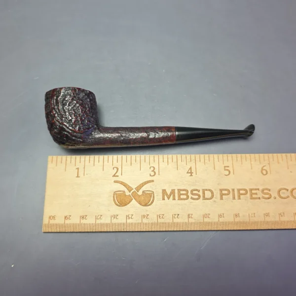 Dunhill 1969 Shell Briar 36 Sandblasted Liverpool w/ Dental Relief Lip Estate Briar Pipe, English Estates - Image 10