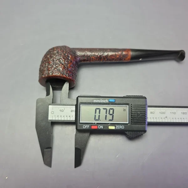 Dunhill 1969 Shell Briar 36 Sandblasted Liverpool w/ Dental Relief Lip Estate Briar Pipe, English Estates - Image 11