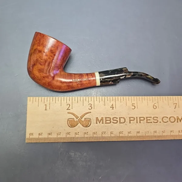 Lane Limited Smooth Bent Dublin w/ Acrylic Estate Briar Pipe, Italian Estates - Image 12