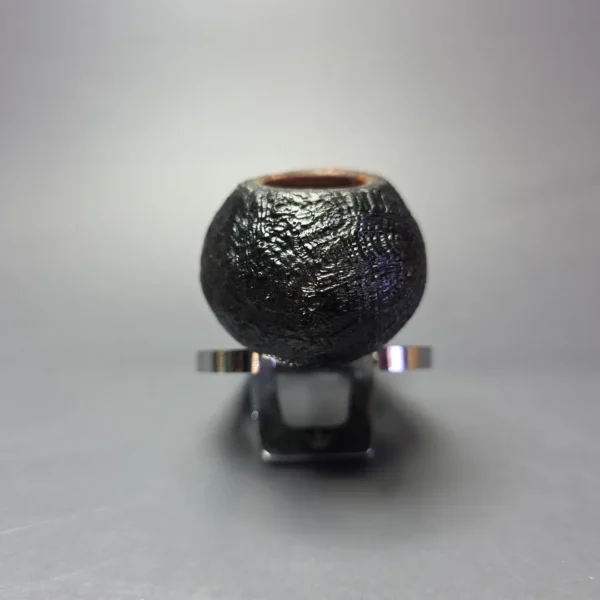 Buckeye Sandblasted Squat Tomato Estate Briar Pipe, American Estates - Image 3