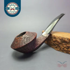 Brad Pohlmann Sandblasted John Bull Bulldog Estate Briar Pipe, American Estates