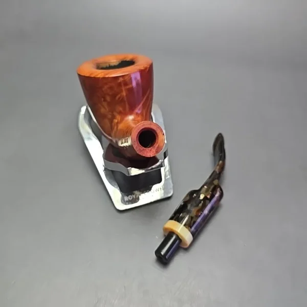 Lane Limited Smooth Bent Dublin w/ Acrylic Estate Briar Pipe, Italian Estates - Image 14