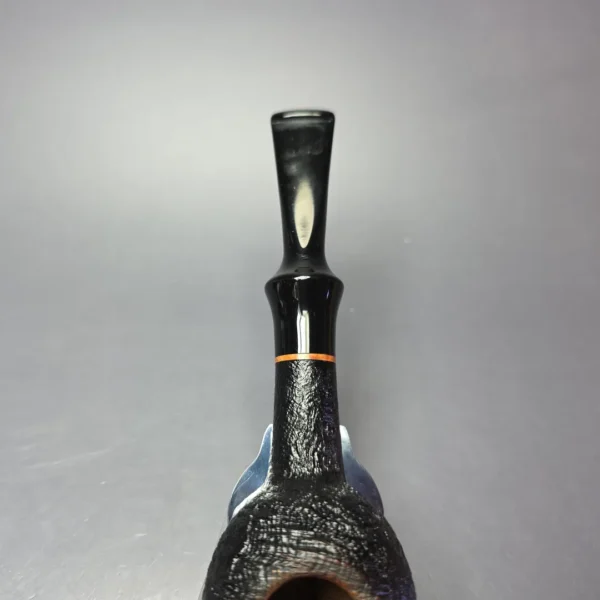 Buckeye Sandblasted Squat Tomato Estate Briar Pipe, American Estates - Image 6