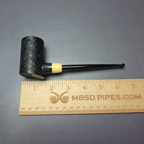 MBSD Briars “Re-Don” Sandblasted Poker w/ Boxwood, Briar Pipe, New - Image 8