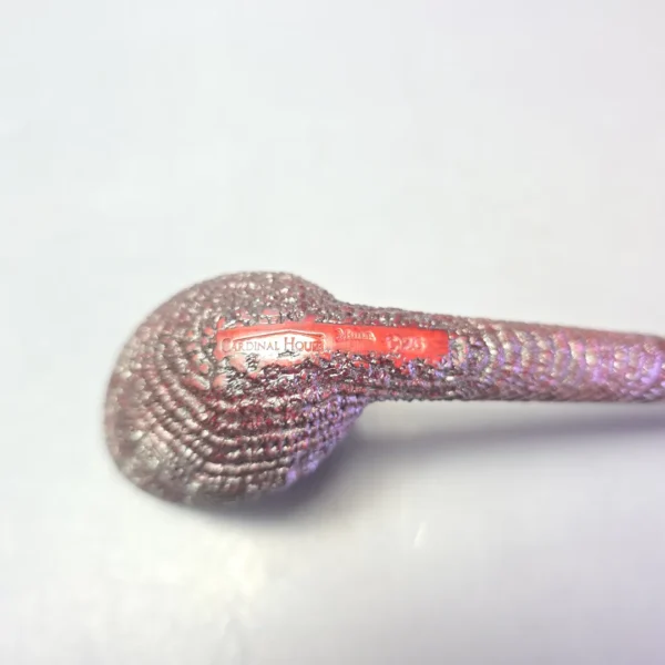 Walt Cannoy Cardinal House Munn XL Rusticated Cutty Handmade Briar Pipe, New - Image 9