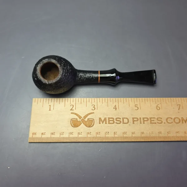 Buckeye Sandblasted Squat Tomato Estate Briar Pipe, American Estates - Image 8