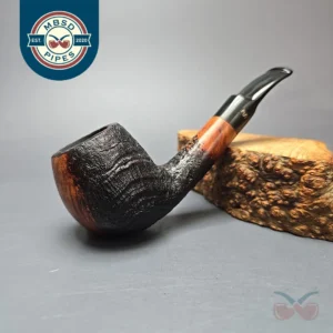 Stanwell (c.1980s) Vario 193 Sandblasted Apple Estate Briar Pipe, Danish Estates