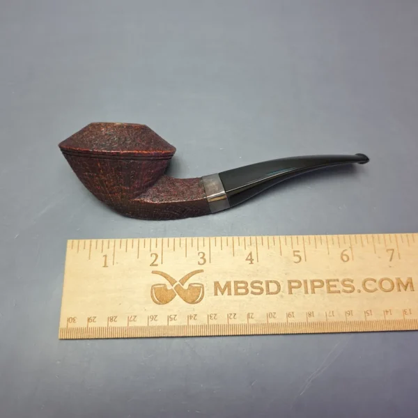 Brad Pohlmann Sandblasted John Bull Bulldog Estate Briar Pipe, American Estates - Image 9