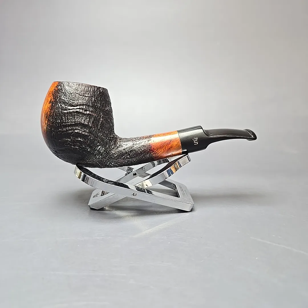 Stanwell (c.1980s) Vario 193 Sandblasted Apple Estate Briar Pipe, Danish Estates - Image 2