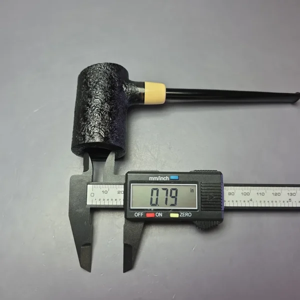 MBSD Briars “Re-Don” Sandblasted Poker w/ Boxwood, Briar Pipe, New - Image 9