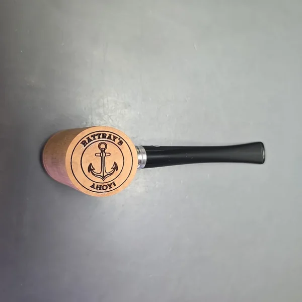 Rattray's Ahoy Smooth Natural Poker Estate Briar Pipe, Unsmoked, 9mm - Image 9