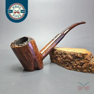James Upshall Empire Series Executive XXL Smooth Poker w/ Cumberland Estate Briar Pipe, Unsmoked